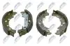 ALPHA BRAKES Барабанні гальмівні колодки NTY (HST-MZ-046) зображення 2