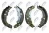 ALPHA BRAKES Барабанні гальмові колодки NTY (HST-PE-033) зображення 1