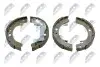 ALPHA BRAKES Барабанні гальмові колодки NTY (HST-TY-080) зображення 2