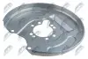 ЗАХИСТ ДИСКУ | MITSUBISHI CARISMA (DA) 95-04, SPACE STAR (DG0) 98-05, VOLVO S40(VS) 95-03, VOLVO V40(VW) 95-03 /ПРАВ, ЗАД/ NTY (HTOMS007) зображення 2