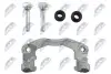 Фото СУПОРТ ГАЛЬМІВНИЙ ЗАДНІЙ | HYUNDAI COUPE/TIBURON 01-09, ELANTRA 00-06, LANTRA 95-00, KIA CERATO 04-09 /L,P/ NTY (HZT-HY-510A) зображення 1