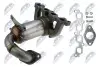КАТАЛІЗАТОР | FORD FIESTA 1.25,1.4 2001-,FIESTA 1.25,1.4,1.4TI 2008-,FUSION 1.25,1.4 2002-,MAZDA 2 1.2,1.25,1.3,1.4 2003-/EURO4/ NTY (KATFR003) зображення 2
