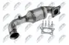 Фото Каталізатор вихлопної системи Citroen C3/C4/Peugeot 108/2008/208/310/308 1.0/1.2 VTi 12- NTY (KATPE000) зображення 3