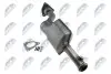 КАТАЛІЗАТОР | RENAULT MEGANE 1.4 1.6V,1.6 16V,1.8 16V 1999-,SCENIC 1.4 16V,1.6 1.6V,1.8 16V 1999 NTY (KAT-RE-001) зображення 2