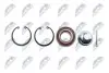 Підшипник маточини (передньої) Opel Corsa C 00-09/Combo 1.2-1.7 01-/Meriva 1.6-1.8 00-10 (к-кт) NTY (KLP-PL-012) зображення 3