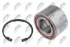 Підшипник маточини (задньої) Opel Omega A/B 87-03 (37x74x45)(к-кт) NTY (KLTPL003) зображення 2