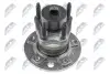 Підшипник маточини (задньої) Opel Astra G/Combo/Meriva/Vectra A/B (+ABS) 5 отв. 1,2-3,0 85- (к-кт) NTY (KLTPL006) зображення 1