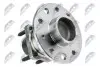 Підшипник маточини (задньої) Opel Astra G/Combo/Meriva/Vectra A/B (+ABS) 5 отв. 1,2-3,0 85- (к-кт) NTY (KLTPL006) зображення 2