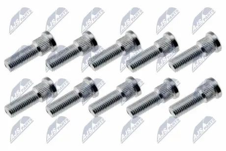 КОМПЛЕКТ ШПИЛЬОК КОЛЕСА | MITSUBISHI L200 96-07 /10 PCS/ NTY KSP-MS-002 Купити в Україні