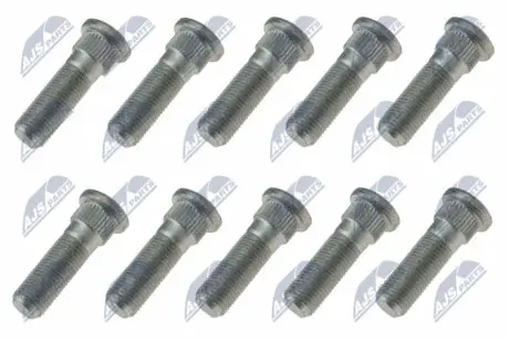 КОМПЛЕКТ ШПИЛЬОК КОЛЕСА | NISSAN PRIMERA P11 96-, ALMERA N16 00-, TINO 98-, MICRA K12 03-, NOTE 05- /10 PCS/ NTY KSP-NS-001