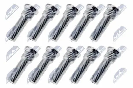 КОМПЛЕКТ ШПИЛЬОК КОЛЕСА | INFINITI FX35/45 02-, G35/M35/45, I30/I35, PATHFINDER 04-, MURANO 02- /10 PCS/ NTY KSP-NS-003