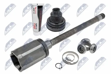 Фото ШАРНІР РІВНИХ КУТОВИХ ШВИДКОСТЕЙ | BMW 5 E60/E61 XDRIVE 525D/525I/525XI/530D/530XD/530I/530IX 04-10, 3 XDRIVE E90/E91/E92 320D/325I/325XI/330I/330XI/330D/330XD/335I 05- /ПРАВ,ПЕРЕД/ NTY (NPW-BM-080) зображення 1