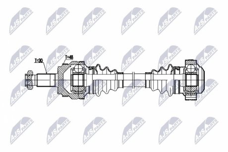 Полуось NTY NPW-BM-205 (фото 1)