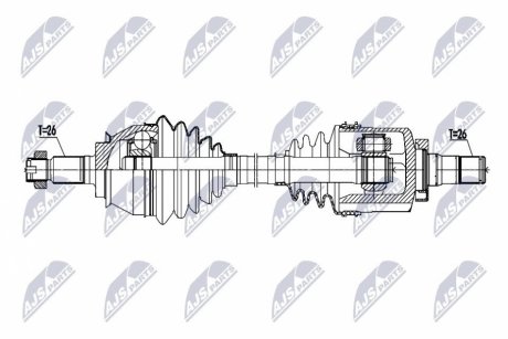 Напіввісь NTY NPW-BM-206