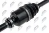 Піввісь Citroen Berlingo/Peugeot Partner 1.6HDI/1.6i 08- (R) (25х24х925) NTY (NPW-CT-009) зображення 3