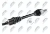 ПІВВІСЬ | CITROEN C4 1.6,2.0 04-, C4 PICASSO/GRAND PICASSO 2.0 07-, PEUGEOT 3.0 1.6,2.0 00- /ЛІВ,ATM/ NTY (NPW-CT-053) зображення 1