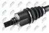 ПІВВІСЬ | CITROEN C4 1.6,2.0 04-, C4 PICASSO/GRAND PICASSO 2.0 07-, PEUGEOT 3.0 1.6,2.0 00- /ЛІВ,ATM/ NTY (NPW-CT-053) зображення 2