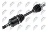 Піввісь Peugeot Partner (L) (25x24x593x29T) (+ABS) NTY (NPW-CT-075) зображення 1