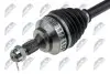 Піввісь Peugeot Partner (L) (25x24x593x29T) (+ABS) NTY (NPW-CT-075) зображення 3