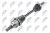 Піввісь (передня) Citroen C3/Opel Crossland 17- (L) (37x25/615) (АКПП 6-ступка) NTY (NPWCT101) зображення 1