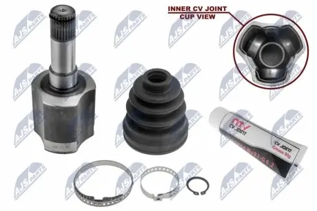 ШАРНІР РІВНИХ КУТОВИХ ШВИДКОСТЕЙ | CHEVROLET CAPTIVA 2.4,3.0,3.2,2.0D,2.2D 06-, OPEL ANTARA 2.4,3.0,3.2 06- /ЛІВ/ NTY NPW-DW-000