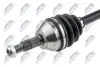 Піввісь (передня) Ford Focus 1.6-2.0 98-04 (L) (25x26x613) NTY (NPW-FR-024) зображення 3