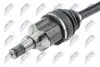 Піввісь Ford Connect 02- (L) (25x26x632) NTY (NPW-FR-055) зображення 2