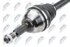 Піввісь (передня) Ford Connect 02- (R) (25x26x963) NTY (NPW-FR-056) зображення 4