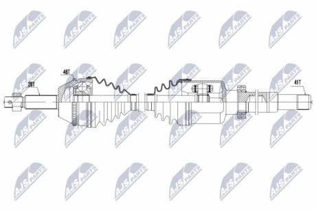 Полуось NTY NPW-FR-063