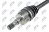 ПІВВІСЬ | FIAT GRANDE PUNTO 1.6D MULTIJET/1.9D MUTLIJET 05-, PUNTO EVO 1.6D MULTIJET 09-, ALFA ROMEO MITO 1.6JTDM 08- /ЛІВ,MTM/ NTY (NPWFT043) зображення 2