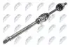 ПІВВІСЬ | FIAT GRANDE PUNTO 1.6D MULTIJET/1.9D MUTLIJET 05-, PUNTO EVO 1.6D MULTIJET 09-, FIORINO/QUBO 1.4 08-, ALFA ROMEO MITO 1.6JTDM 08- /ПРАВ,MTM/ NTY (NPWFT045) зображення 1
