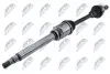 ПІВВІСЬ | FIAT BRAVO II 1.6D MILTIJET,1.9D MULTIJET 07-, LANCIA DELTA 1.6D MULTIJET 08-14 /ПРАВ,MTM/ NTY (NPWFT067) зображення 1