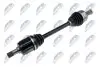 ПІВВІСЬ | HONDA CR-V 2.0,2.4 2WD/4WD 12-17 /ПЕРЕД,ЛІВ,MTM,ATM/ NTY (NPW-HD-060) зображення 1