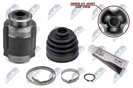 Фото ШАРНІР РІВНИХ КУТОВИХ ШВИДКОСТЕЙ | HYUNDAI SANTA FE 12-15, KIA SORENTO 09-15 /ПРАВ/ NTY (NPW-HY-524) зображення 1