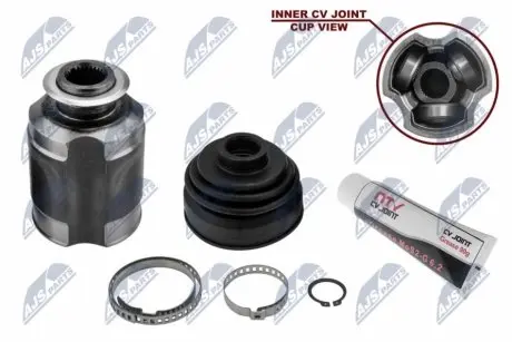 ШАРНІР РІВНИХ КУТОВИХ ШВИДКОСТЕЙ | HYUNDAI SANTA FE 2.4 2WD/4WD 06.2012-, KIA SORENTO 2.4 2WD/4WD 06.2012- /ПРАВ,ПЕРЕД/ NTY NPW-HY-544 Купити в Україні