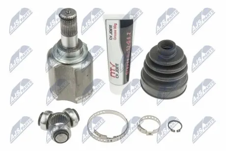 Фото ШАРНІР РІВНИХ КУТОВИХ ШВИДКОСТЕЙ | KIA CEED 1.4,1.6,2.0 06-, ELANTRA 1.6,2.0 06-, CERATO II 08- Л/П NTY (NPW-KA-302) зображення 1