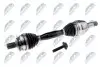 ПІВВІСЬ | MERCEDES W176 A160/A180 12-, W242/W246 B160/B180 11-, C117/X117 CLA180/CLA200/CLA250 W117 13- /ATM,ПЕРЕД,ЛІВ/ NTY (NPW-ME-065) зображення 1