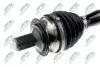 ПІВВІСЬ | MERCEDES W176 A160/A180 12-, W242/W246 B160/B180 11-, C117/X117 CLA180/CLA200/CLA250 W117 13- /ATM,ПЕРЕД,ЛІВ/ NTY (NPW-ME-065) зображення 2