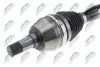 ПІВВІСЬ | MERCEDES W176 A160/A180 12-, W242/W246 B160/B180 11-, C117/X117 CLA180/CLA200/CLA250 W117 13- /ATM,ПЕРЕД,ЛІВ/ NTY (NPW-ME-065) зображення 3