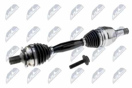 ПІВВІСЬ | MERCEDES W176 A160/A180 12-, W242/W246 B160/B180 11-, C117/X117 CLA180/CLA200/CLA250 W117 13- /ATM,ПЕРЕД,ЛІВ/ NTY NPW-ME-065