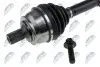ПІВВІСЬ | MERCEDES A180CDI/A200CDI/A220CDI W176/B180CDI/B200CDI/B220CDI W246 12-, GLA 180CDI/200CDI/220CDI, CLA 180CDI/200CDI/220CDI 14- /ЛІВ/ NTY (NPW-ME-116) зображення 3