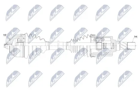 Напіввісь NTY NPW-ME-166