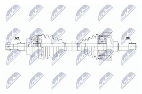 Напіввісь NTY NPW-ME-174