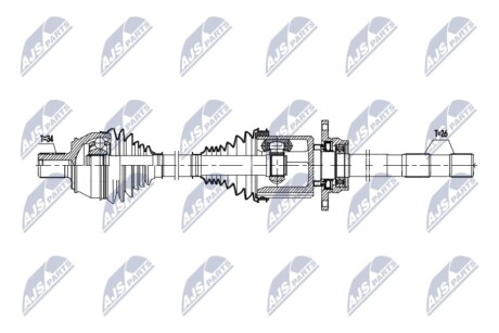 Полуось NTY NPW-ME-184