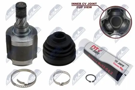 ШАРНІР РІВНИХ КУТОВИХ ШВИДКОСТЕЙ | MITSUBISHI OUTLANDER 06-, CITROEN C-CROSSER 07-, PEUGEOT 4007 07- /ЛІВ/ NTY NPW-MS-032