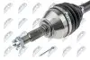 Фото ПІВВІСЬ | NISSAN QASHQAI 2.0DCI 4WD 07-14, RENAULT KOLEOS 2.0DCI 2WD/4WD 09- /ЛІВ, ПЕРЕД, ATM/ NTY (NPW-NS-048) зображення 3