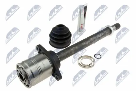 ШАРНІР РІВНИХ КУТОВИХ ШВИДКОСТЕЙ | NISSAN QASHQAI 2.0DCI 4WD 07-14, RENAULT KOLEOS 2.0DCI 2WD/4WD 09- /ПРАВ, ПЕРЕД, ATM/ NTY NPW-NS-051