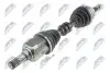 Фото Піввісь (передня) (L) Nissan X-Trail I 2.0/2.5/2.2 dCi/Di 01-13 (29z/29z/617mm) (+ABS44z) NTY (NPW-NS-060) зображення 1