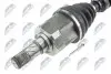 Фото Піввісь (передня) (L) Nissan X-Trail I 2.0/2.5/2.2 dCi/Di 01-13 (29z/29z/617mm) (+ABS44z) NTY (NPW-NS-060) зображення 2