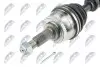 Фото Піввісь (передня) (L) Nissan X-Trail I 2.0/2.5/2.2 dCi/Di 01-13 (29z/29z/617mm) (+ABS44z) NTY (NPW-NS-060) зображення 3